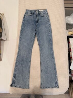 rag & bone Peyton High-Rise Bootcut Jeans - Light Blue Denim